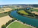Aare river near Leuzigen
