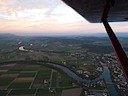 Bueren on the Aare river