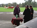 Celebrating a successful first flight