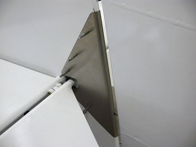 elevator horn inspection cover