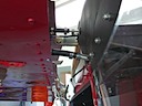 Wing tanks connected to fuel gauges
