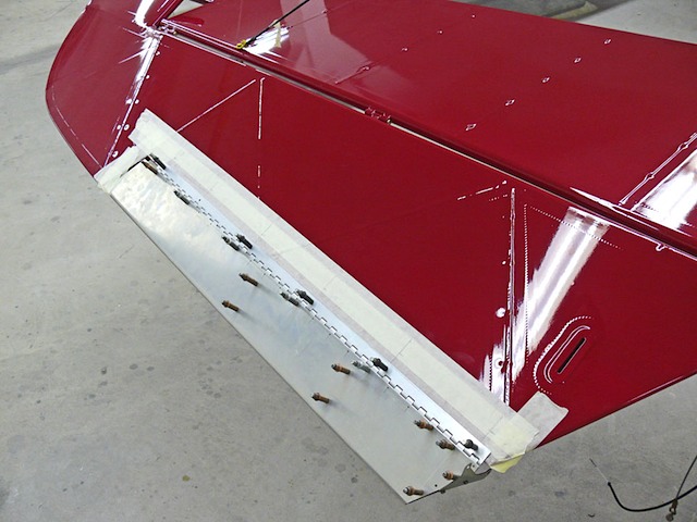 new trim tab skin and hinge