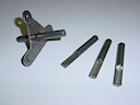 Parts for the left door locking mechanism