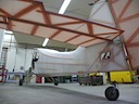 Inspection hole for tail gear