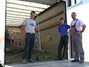 By truck to the avionics shop for wiring