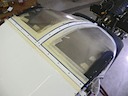 Windshield installed and sealed